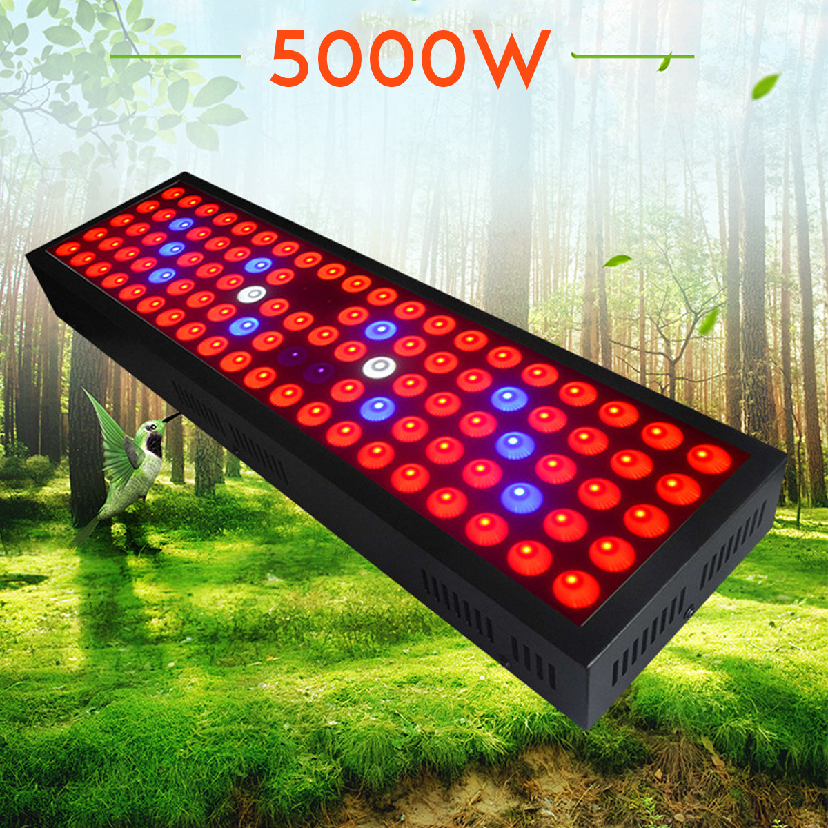Details about   5000W LED Grow Light Full Spectrum Indoor Hydroponics Veg Flower Lamp Panel PH 