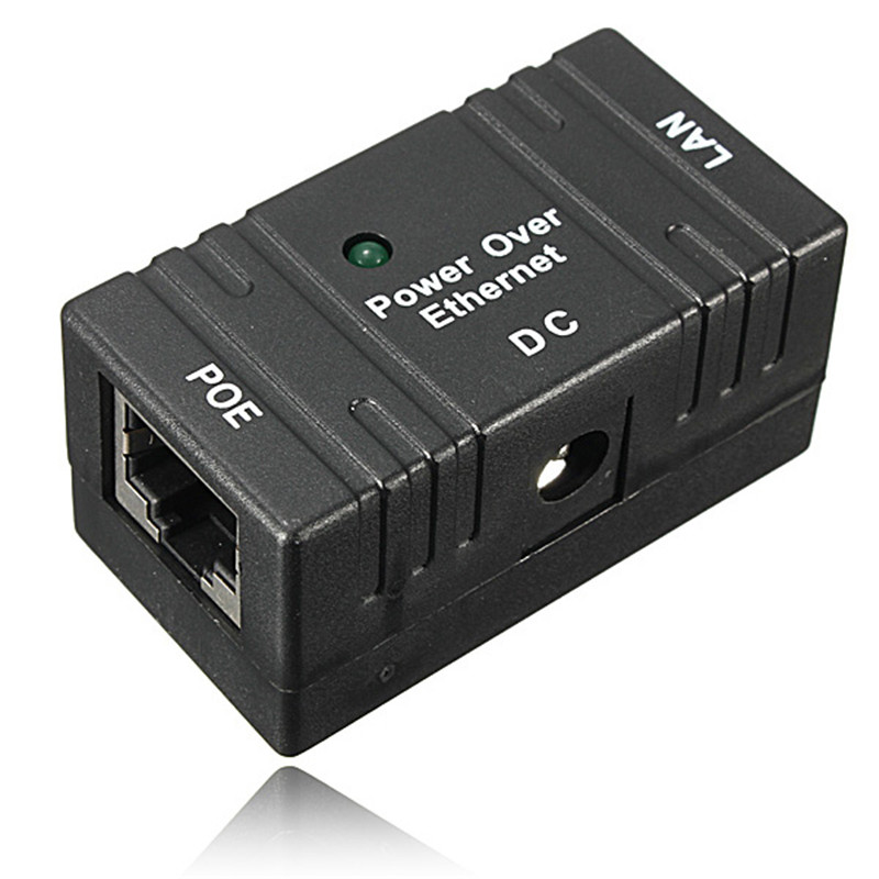 

10M/100Mbp Passive POE Power Over Ethernet RJ-45 Injector Splitter Wall Mount Adapter For CCTV IP Camera Networking