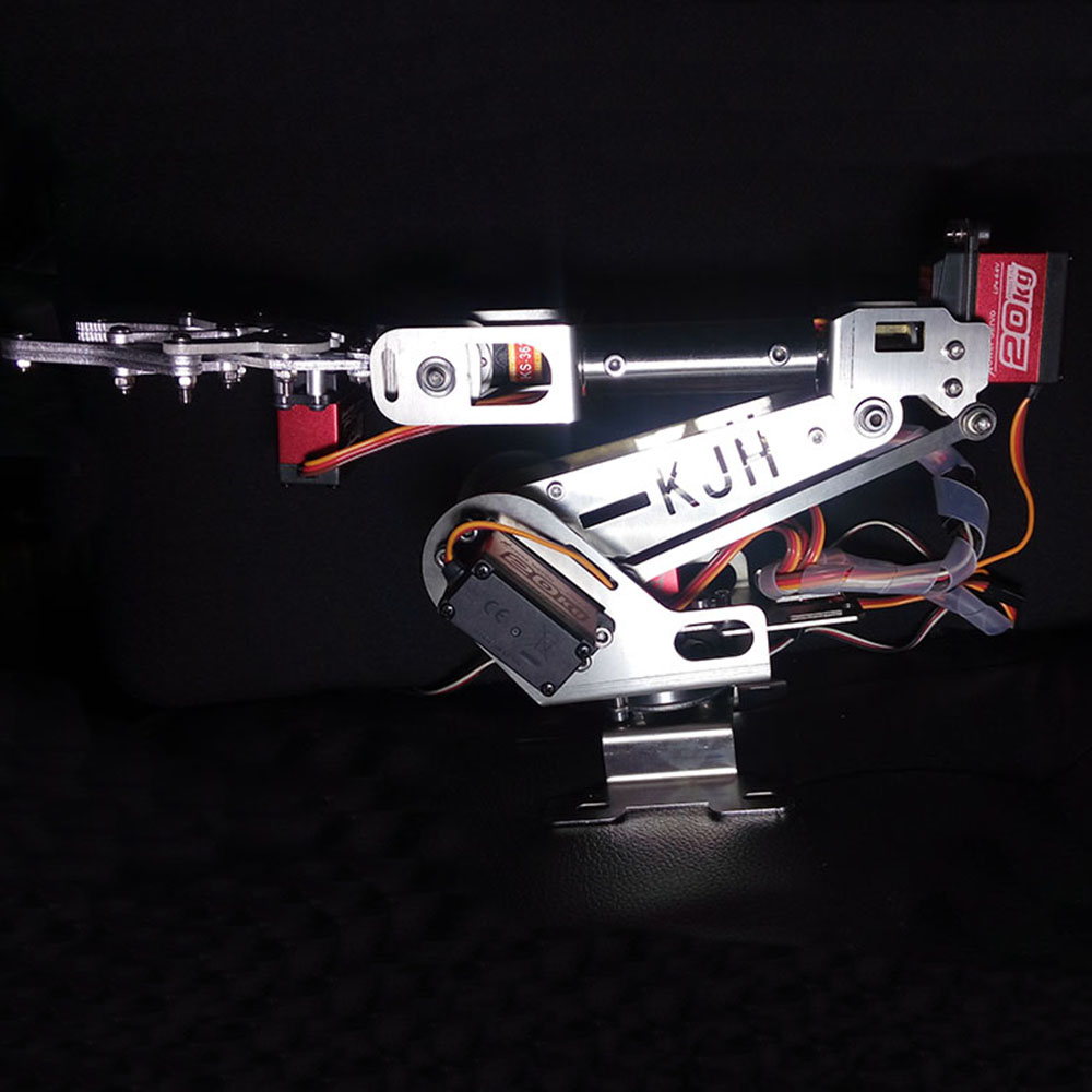 

KJH 6DOF DIY RC Robot Arm Gripper Educational Robot Kit With 3518 Digital Servo