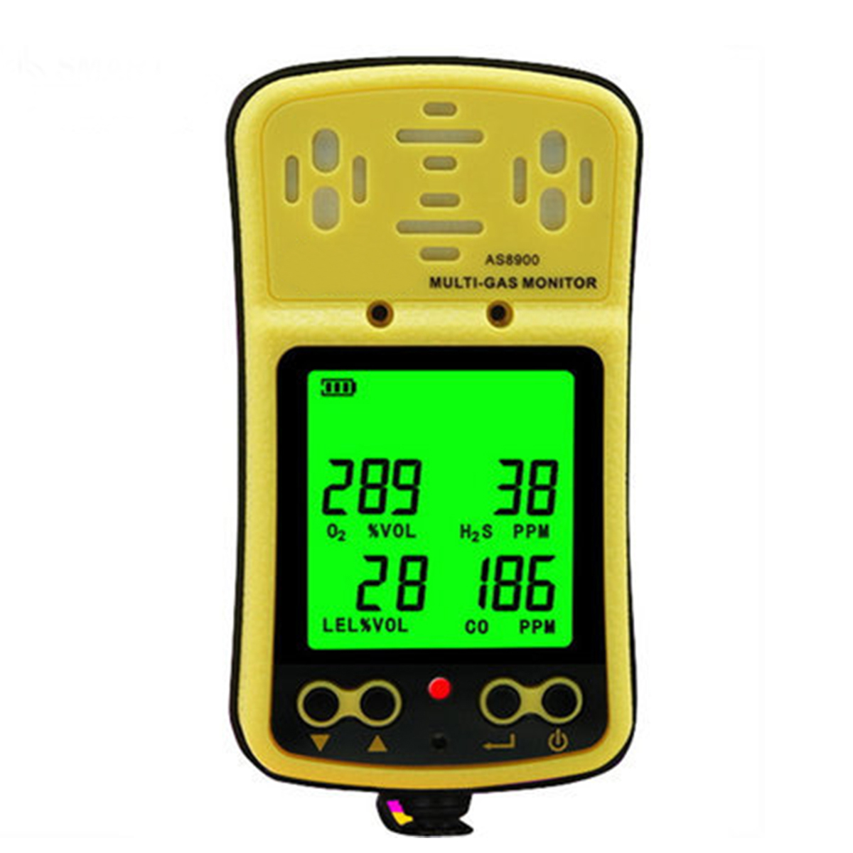 

Multi Gas Monitor Handheld Gas Detector 4 in 1 Gas Analyzer AS8900