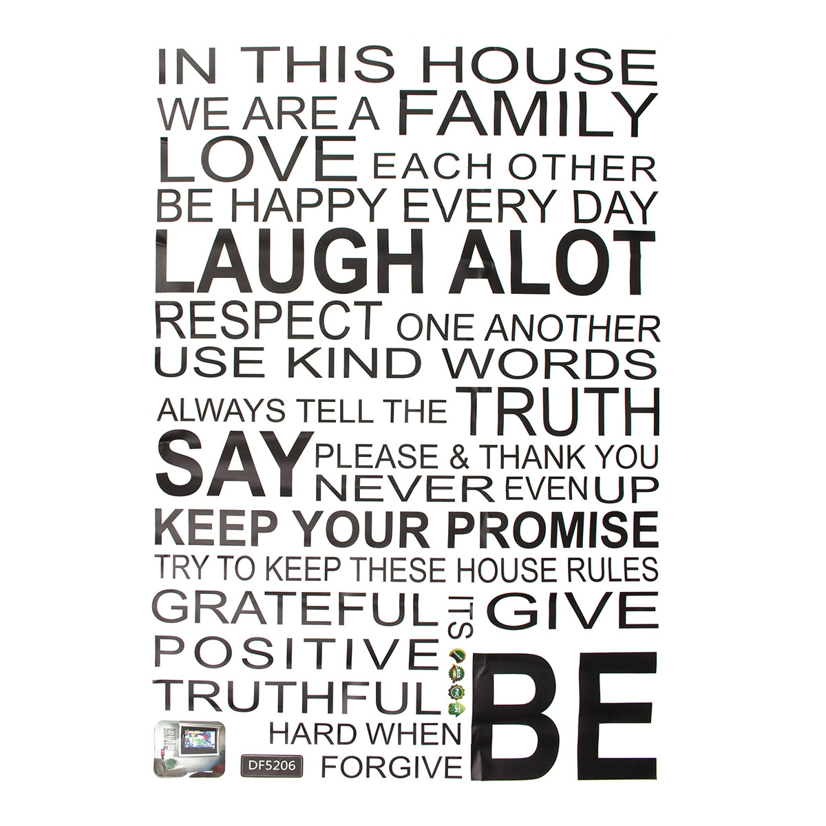 

Съемный виниловая наклейка росписи искусства семейный дом декор гостиной цитата стикер стены