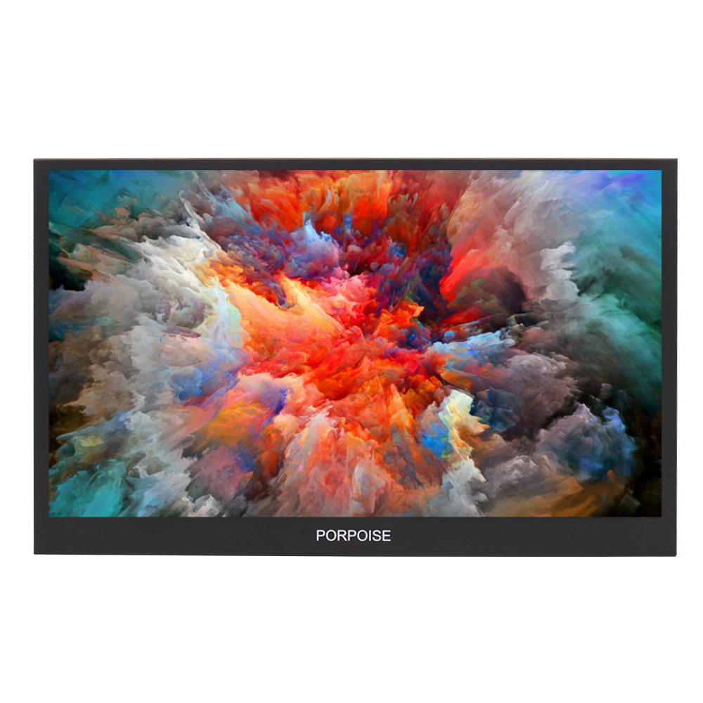 

PORPOISE 15.6 дюймов Портативный компьютер Gaming Монитор LCD Сенсорный экран USB C Дисплей Для планшетных ноутбуков