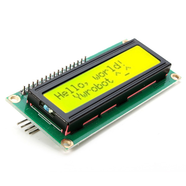 

3Pcs Geekcreit® IIC/I2C 1602 Yellow Green Backlight LCD Display Module For Arduino