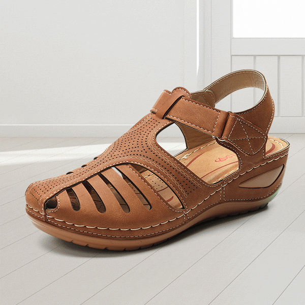 

LOSTISY Women Lightweight Hollow Out Soft Sole Sandals