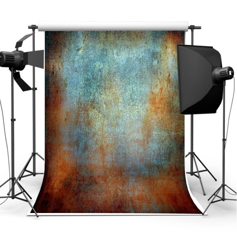 

3x5FT Vinyl Cloth Retro Green Rust Photography Backdrop Background Studio Prop