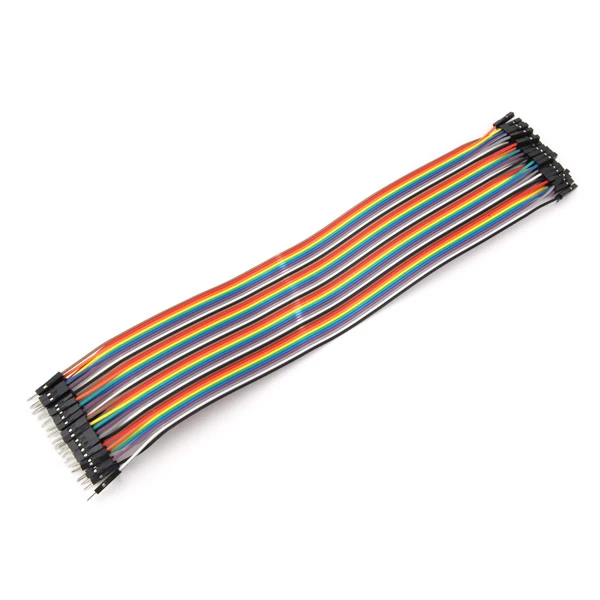 f9e9f125 509e 421f aaaf 2fe2d3fe4378.jpg The Jumper Cable Male to Female set comprises 40 colourful, 30cm-long Dupont wires, ideal for various electronic applications. These high-quality cables are designed to ensure a reliable and durable connection while providing flexibility and ease of use. كابل الطائر ذكر إلى أنثى 30 سم 40 قطعة
