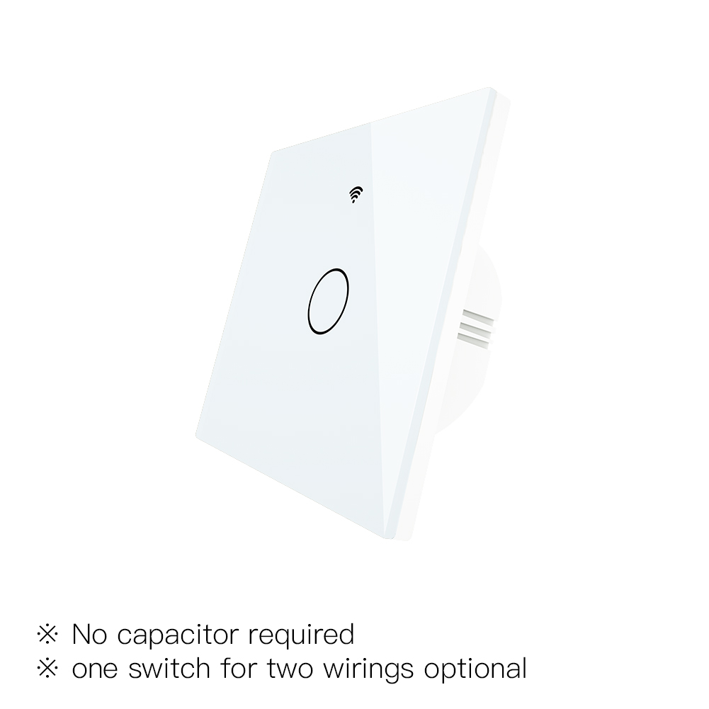 Find MoesHouse ZigBee3 0 AC100 250V 50/60Hz Smart Life/Tuya EU Wall Touch Smart Light Switch for Neutral Wire/No Neutral Wire No Capacitor Works with Alexa Google Hub Required for Sale on Gipsybee.com with cryptocurrencies