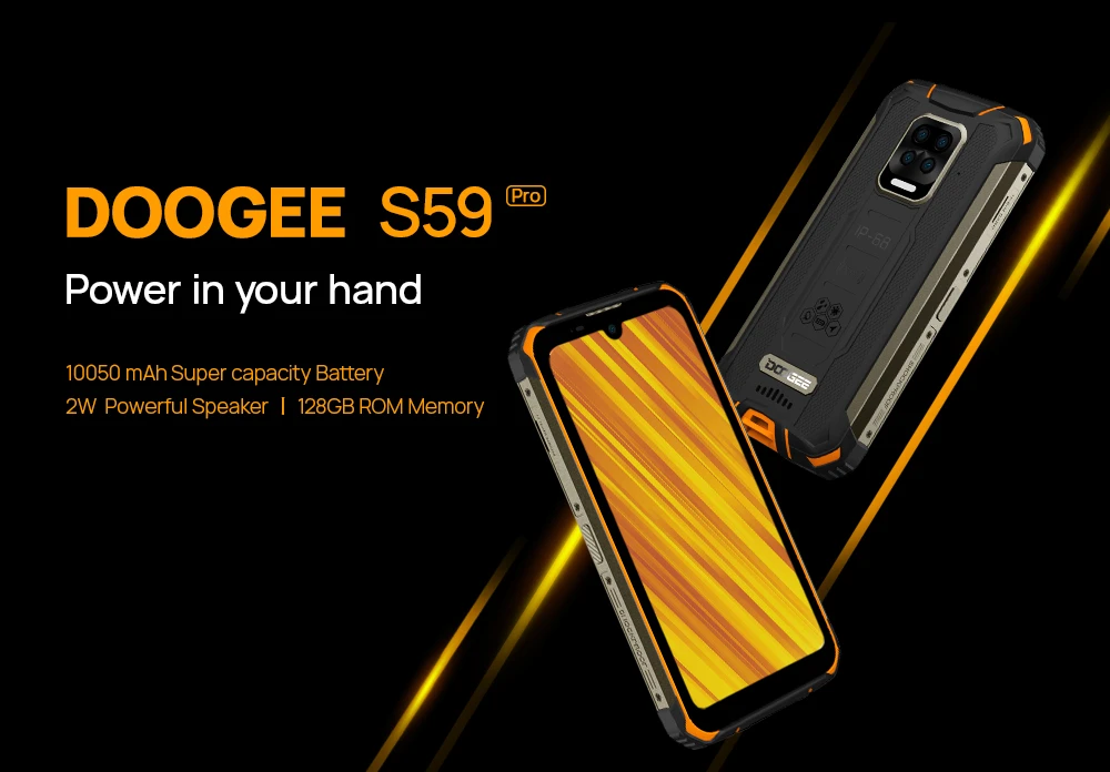 Doogee S59 - strapatelefon 768 órás üzemidővel 1