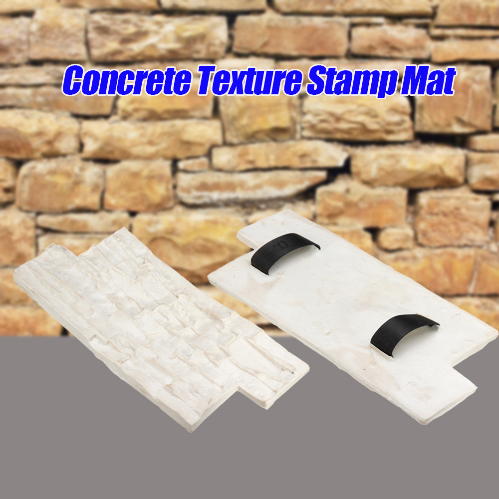 21.2'' Slate Seamless Wall Texture Polyurethane Imprint Stamp Mat Concrete HOT 