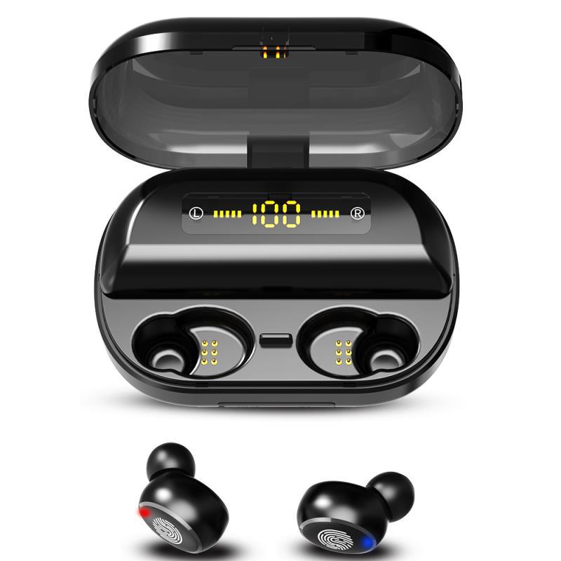 

Bakeey TWS bluetooth 5.0 Earphone CVC8.0 Noise Cancelling Stereo 4000mAh Power Bank IPX7 Waterproof Headphone with Mic