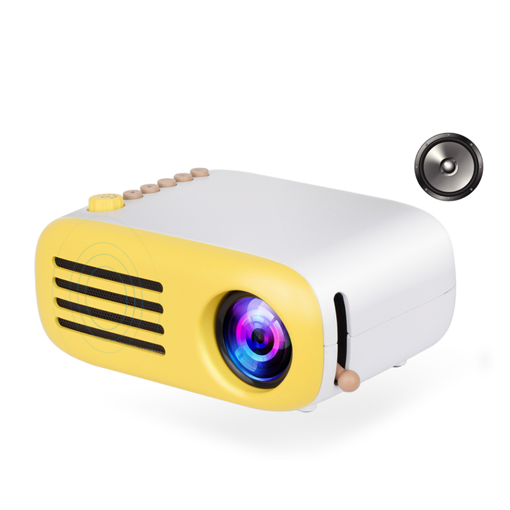 

AAO YG200 TFT LCD Mini Projector 400-600 Lumens 320*x240 Pixels Supported 1920x1080 Pixels Portable Home Theater Projector