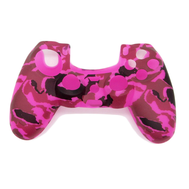Camouflage Army Soft Silicone Gel Skin Protective Cover Case for PlayStation 4 PS4 Game Controller 39