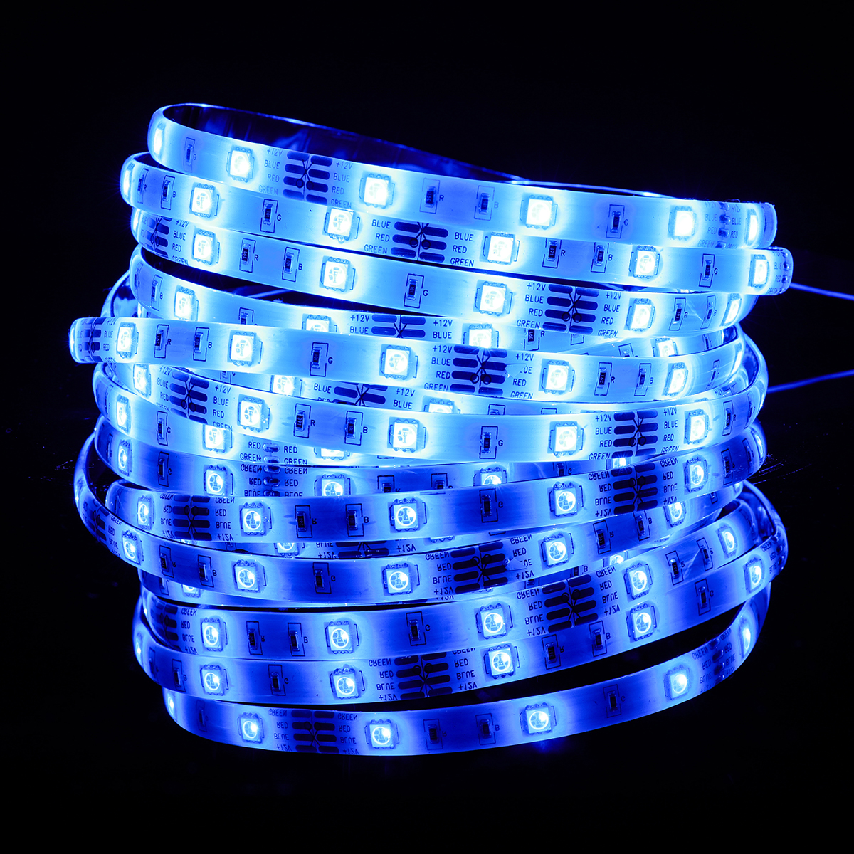 Find GLIME 10M DC12V 5050 RGB LED Strip Light Waterproof Flexible Tape Lamp with 44Keys Remote Control Power Adapter for Sale on Gipsybee.com with cryptocurrencies