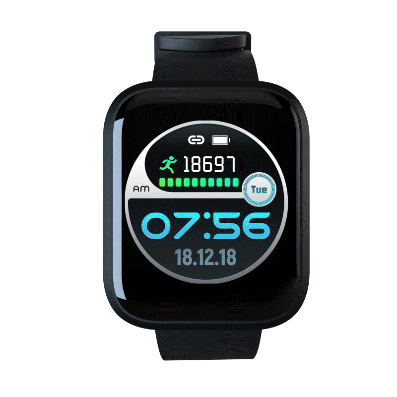 

Bakeey P30 Сердце Оценить артериальное давление Кислород Монитор Водонепроницаемы Smart Push Съемный ремешок Smart Watch