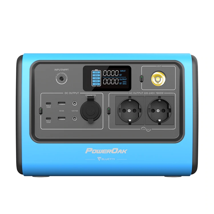 Find EU Direct BLUETTI EB70 716WH/700W Portable Power Station Solar Generator Emergency Energy Supply Backup Lithium Battery For Outing Travel Camping Garden Caravan Blue Color for Sale on Gipsybee.com with cryptocurrencies