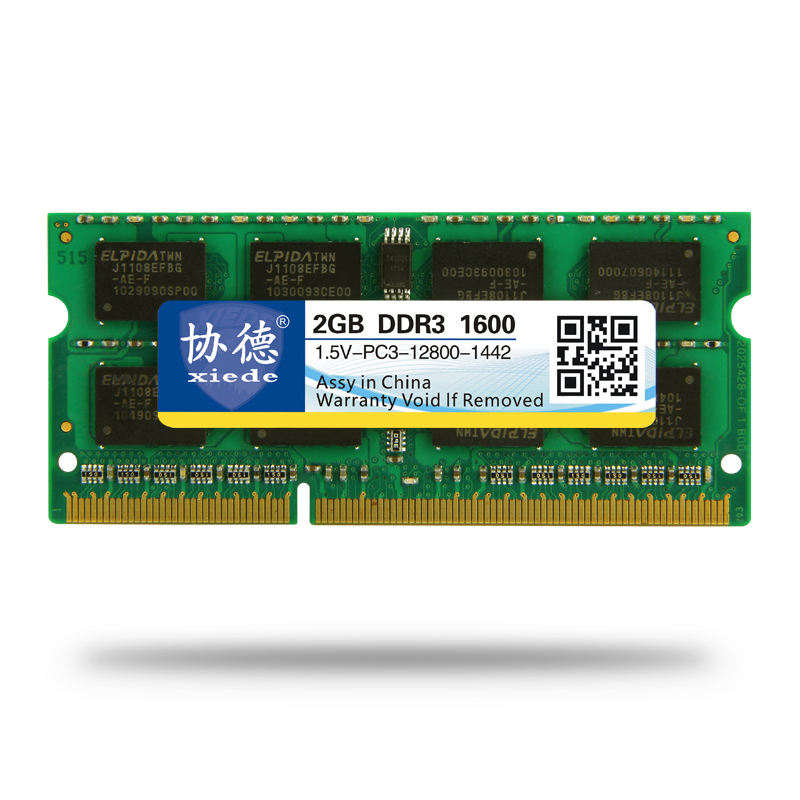 

XIEDE X045 ноутбук DDR3 2 ГБ 1600 Гц память компьютера полностью совместима
