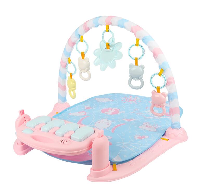

Pedal Piano Children Early Education Toy Rattle Light Music Carpet Fitness Rack Gift Toys