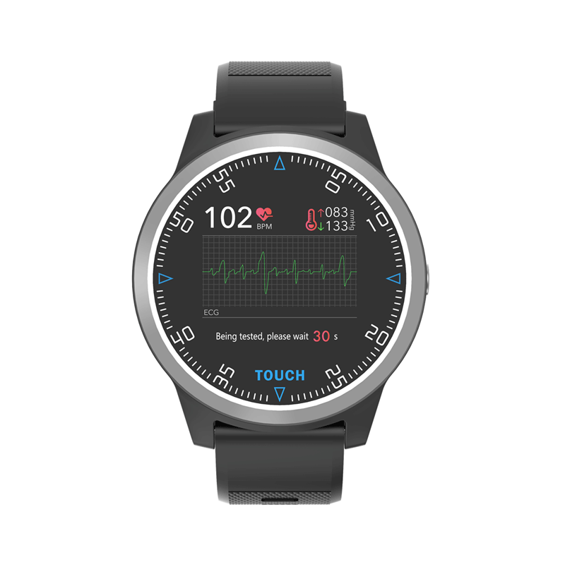 

Bakeey E101 ECG PPG Dual Monitor Blood Pressure IP67 Call Message Push Fitness Tracker Smart Watch