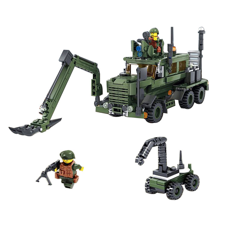 

Kazi War chariot Building Block Наборы игрушек для образовательных подарков Fidget Toys # 84040 569Pcs