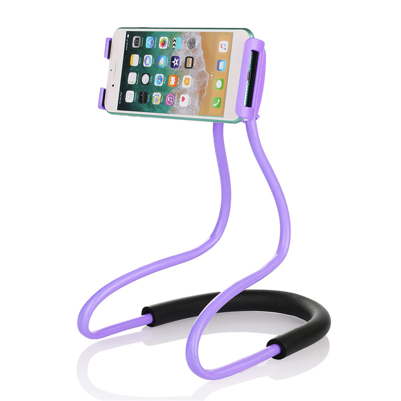

Universal Hanging Шея Long Arm 360 Degree Rotation Lazy Phone Holder для iPhone Xiaomi