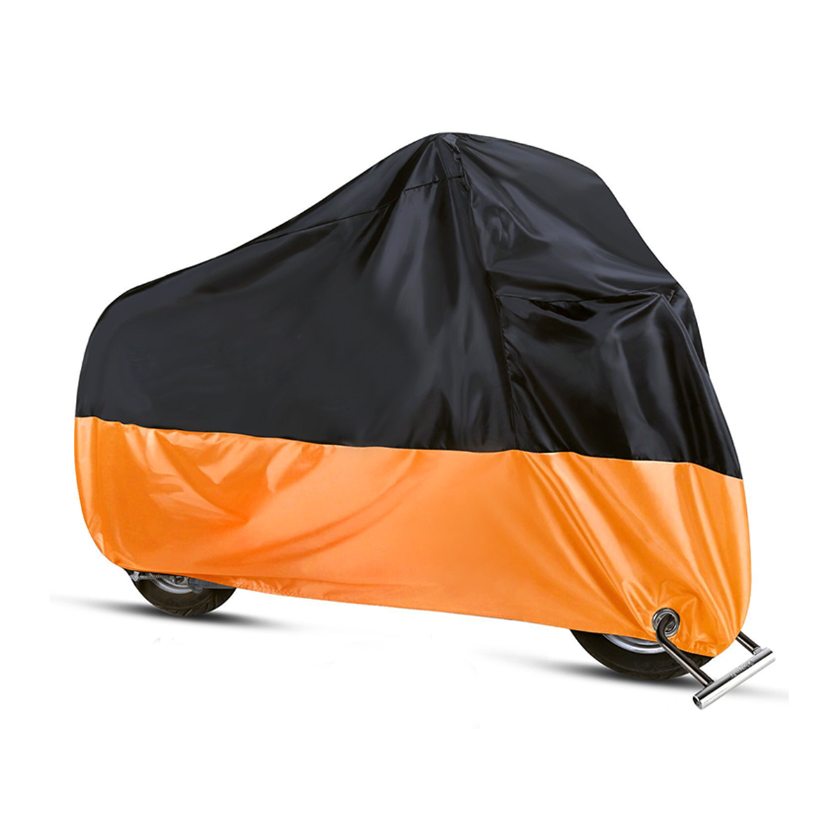 

190T мотоцикл Обложка Водонепроницаемы На открытом воздухе Пыль дождя UV Скутер оранжевый черный протектор L-4XL