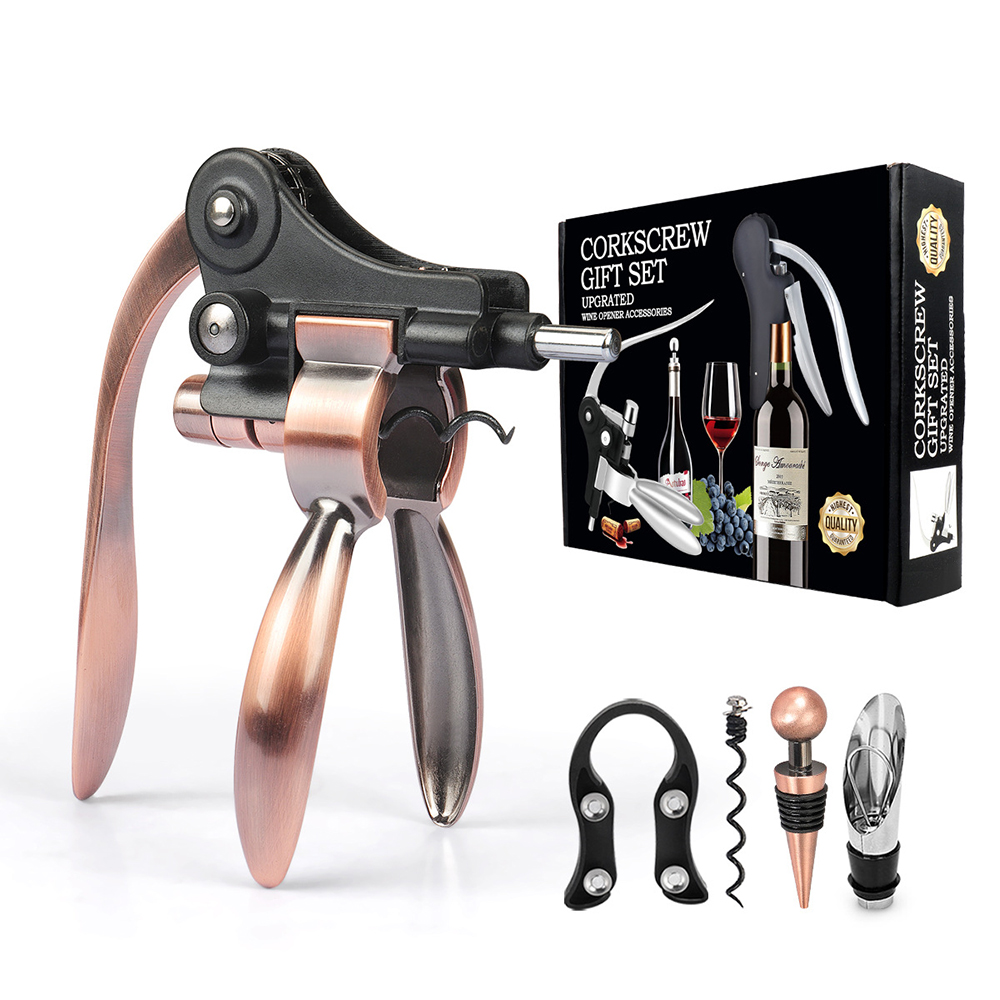 Find Vino Bottle Opener Rabbit Corkscrew Set 2020 Upgraded Demenades Vino Opener Kit With Foil Cutter Vino Stopper And Extra Spiral Professional Grade for Sale on Gipsybee.com with cryptocurrencies