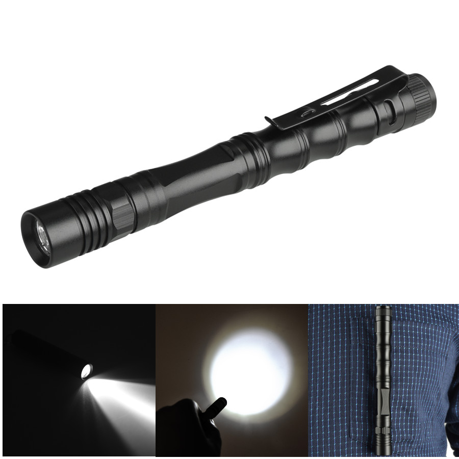 

XANES 1520 XPE 1000LM 1Mode Easy Operation Bright Pen Shape Pocket Light EDC Tactical LED Flashlight