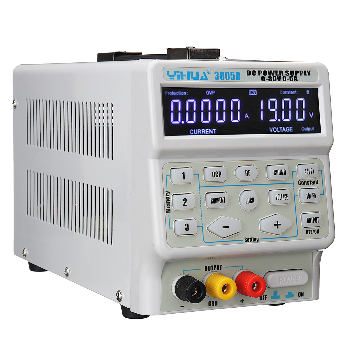 

YIHUA 3005D 110V / 220V 30V 5A Мини-коммутируемый регулируемый регулируемый источник питания постоянного тока