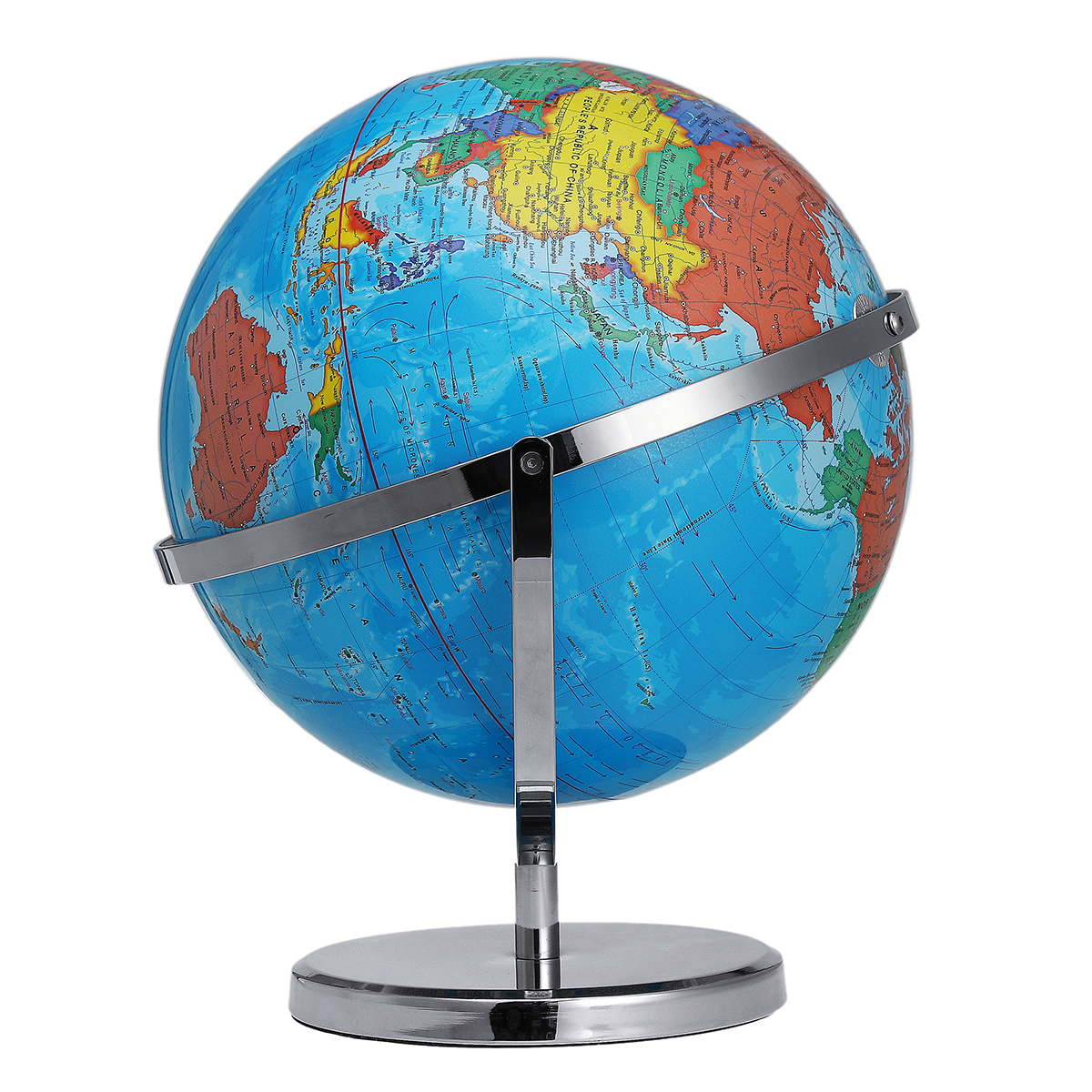 12inch WORLD GLOBE Students Teachers Geography Learning Desktop Earth 
