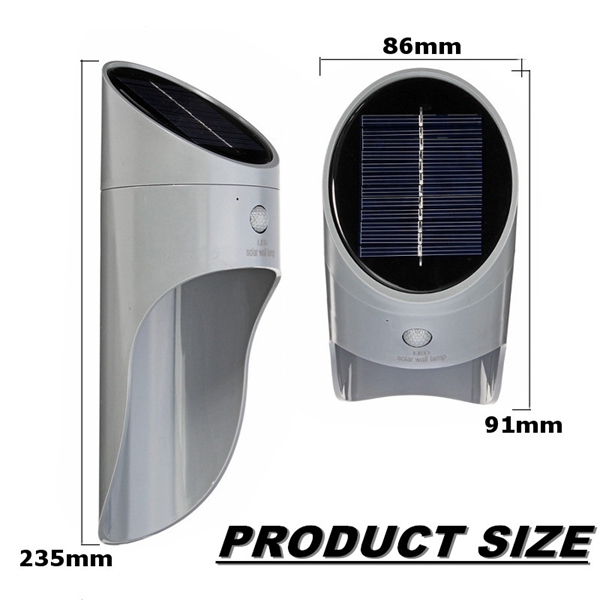 Solar Power 15 LED Microwave Radar Induction Sensor Wall Light Outdoor Garden Security Lamp