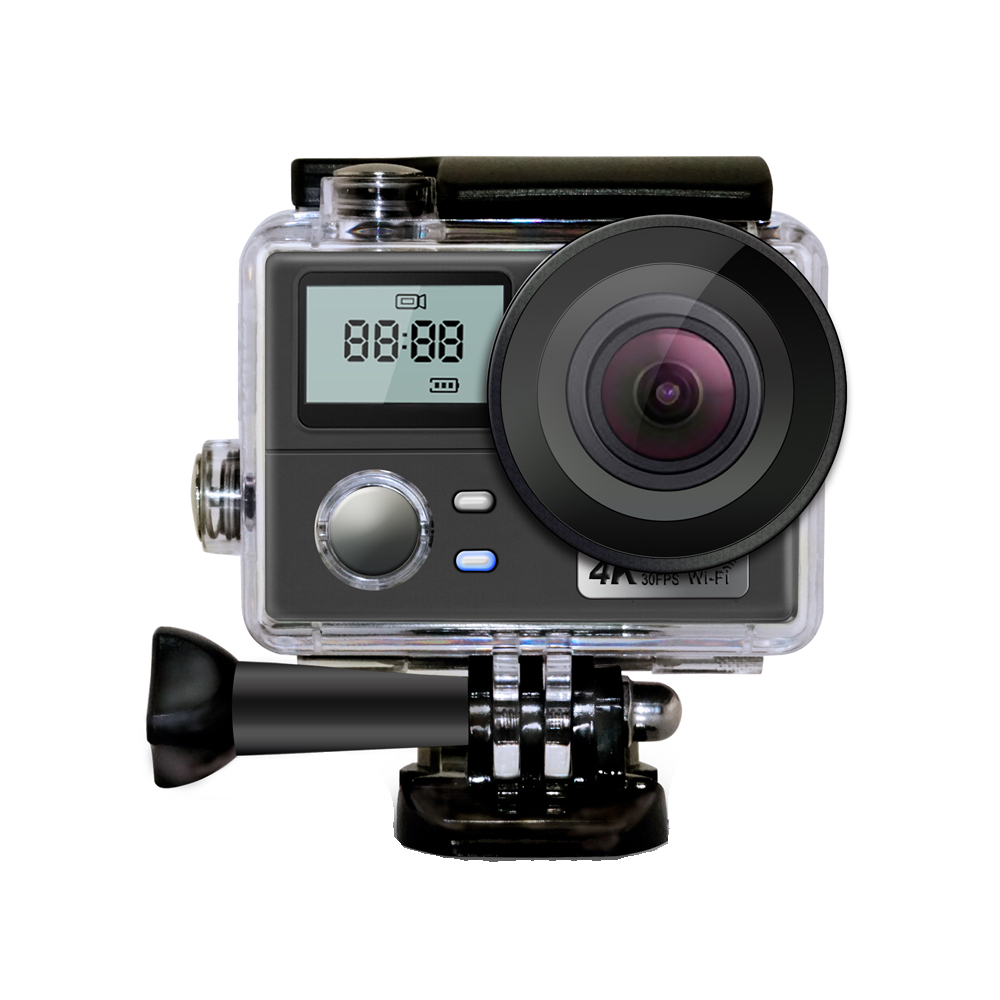 

AT-Q302 4K 2 дюймов WiFi Водонепроницаемы Дистанционное Управление Sport DV Vlog камера