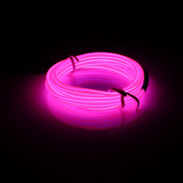 Find 2M EL Led Flexible Soft Tube Wire Neon Glow Car Rope Strip Light Xmas Decor DC 12V for Sale on Gipsybee.com with cryptocurrencies