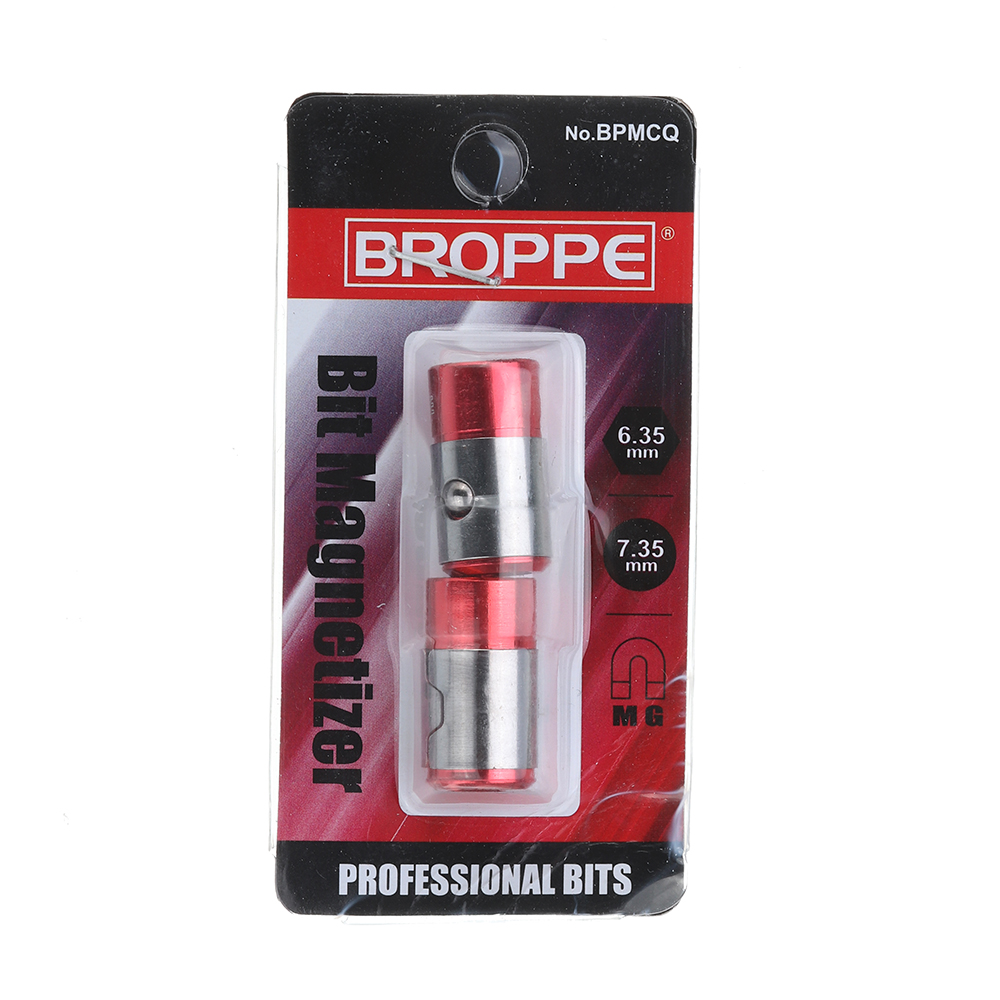 

BROPPE 2pcs B Type Screwdriver Magnetic Ring For 6.35mm Shank Screwdriver Bits