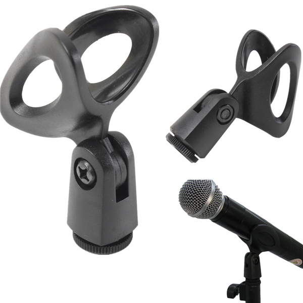 

Flexible Rubberized Mic Clips Holder For Instrument Microphone Stand