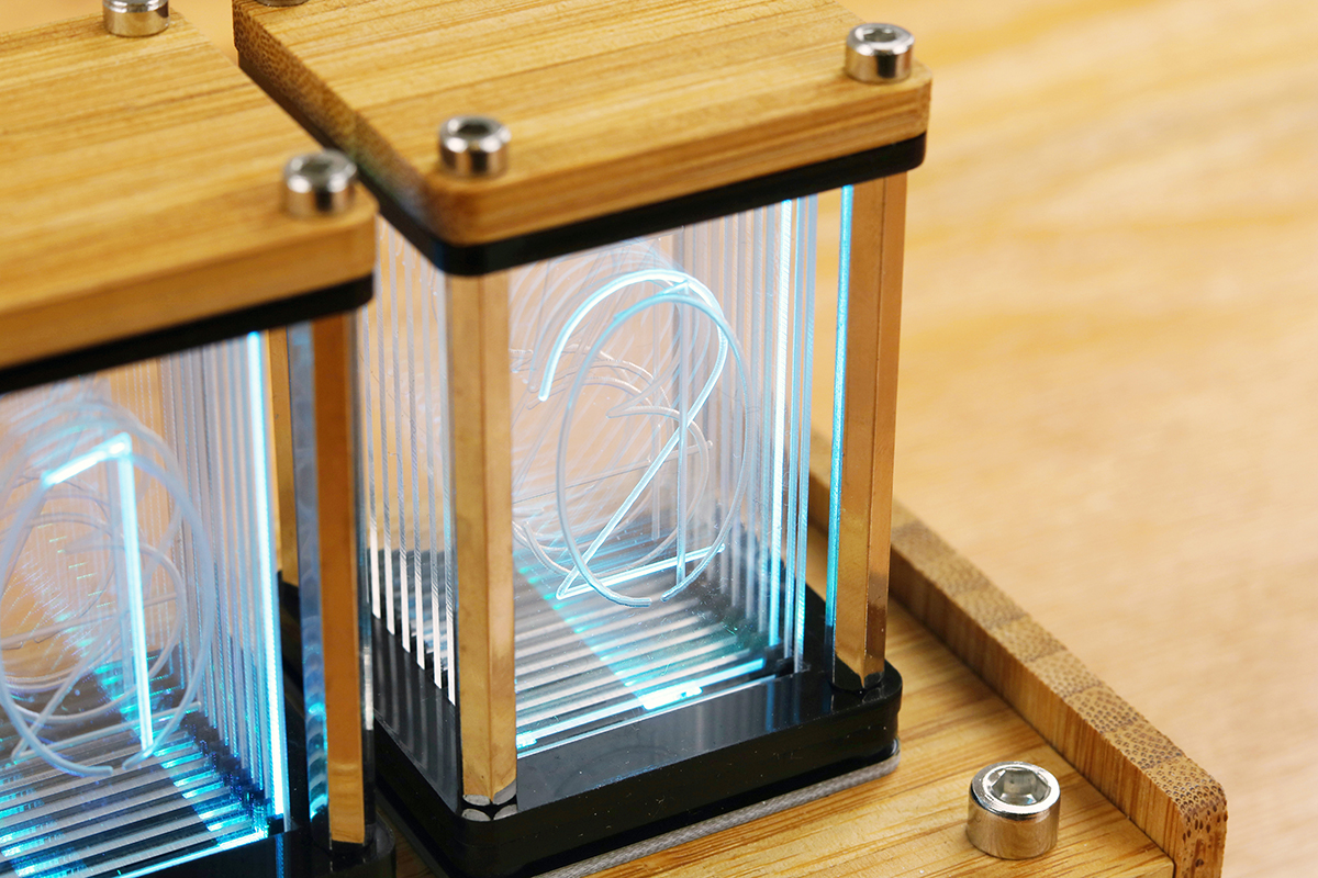 Трубочки часы. Digital Nixie tube Clock with RGB led Glows. ELEKSTUBE Clock. ELEKSMAKER Studio. Glow tube.