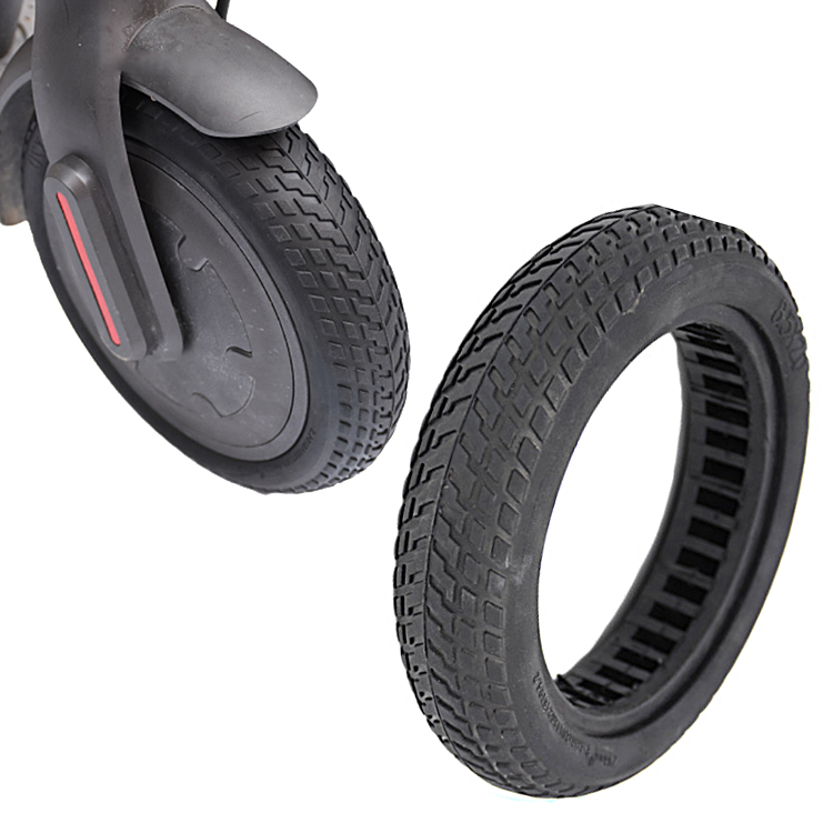 

1PC BIKIGHT 81/2×2 Non-Pneumatic Solid Damping Rubber Tire For Xiaomi M365 Electric Scooter