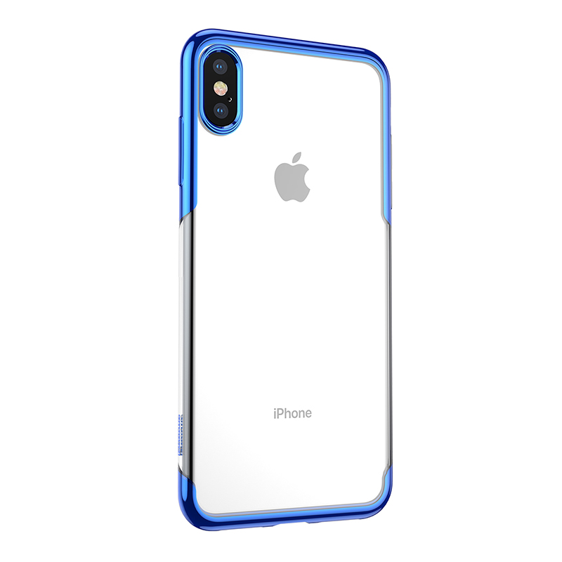 

Baseus Clear Plating Anti-yellowing Soft TPU Protective Case For iPhone XS Max 6.5" 2018