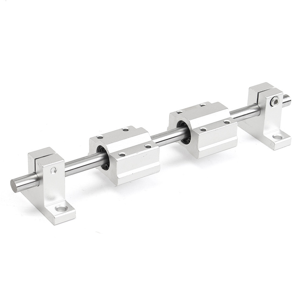 200/600/800mm x 8mm Linear Rail Shaft Rod with Bearing Guide Support and SCS8UU Bearing Block