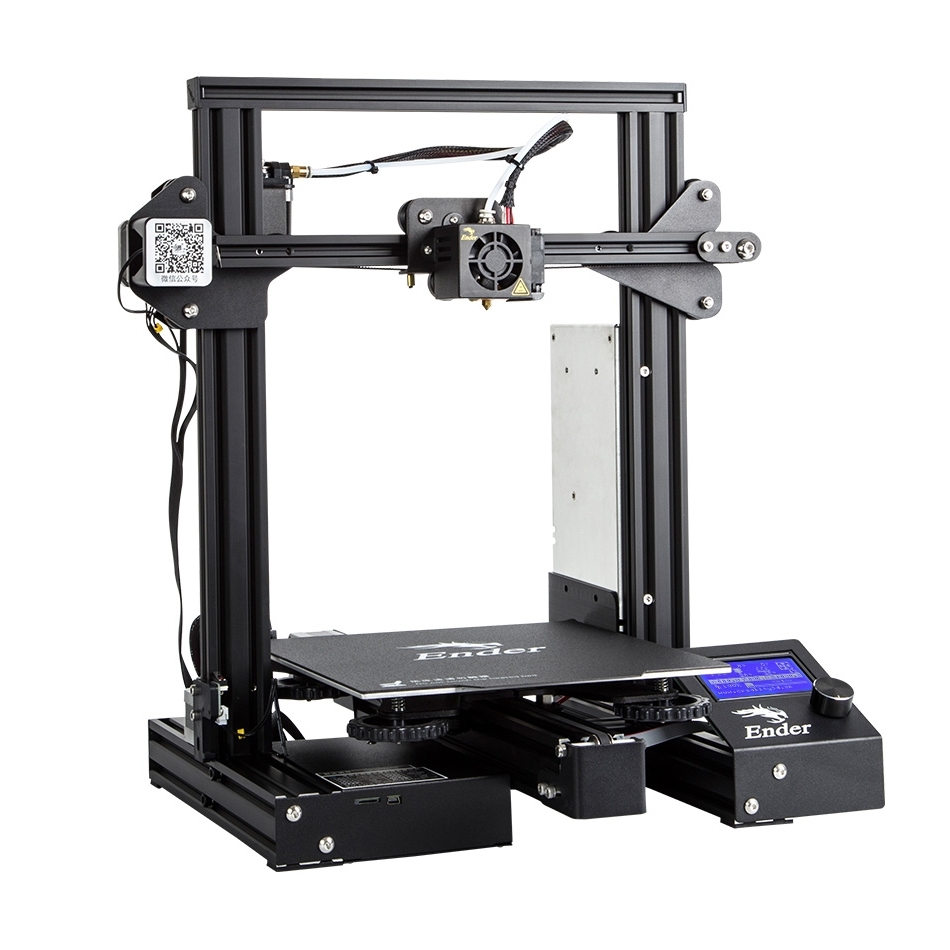 

Creality 3D® Ender-3 Pro V-slot Prusa I3 DIY 3D Printer 220x220x250mm Printing Size With Magnetic Removable Platform Sticker/Power Resume Function/Off-line Print/Patent MK10 Extruder/Simple Leveling