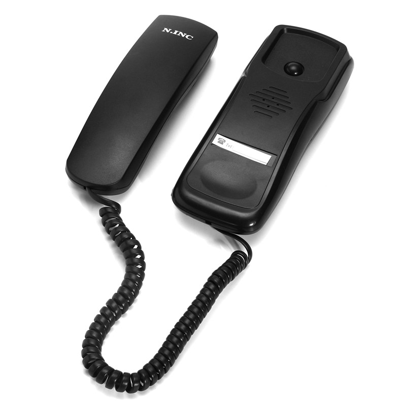

Portable Corded Telephone Phone Wall Mountable Base Handset For Home Call Center Office Company Use