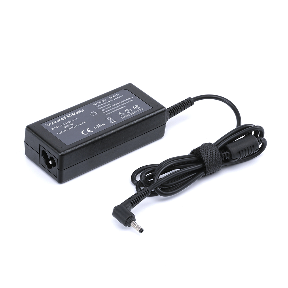 

Bullet Laptop Power Adapter Charger 19.5V 65W 3.34A Slim 90W Interface 4.0*1.7 For Dell Add the AC Cable
