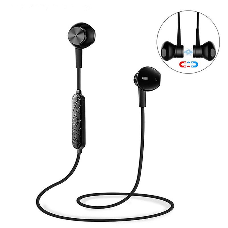 

I8 Magnetic Noise Cancelling Wireless bluetooth Earphone Stereo In-ear Waterproof Sport Headphone