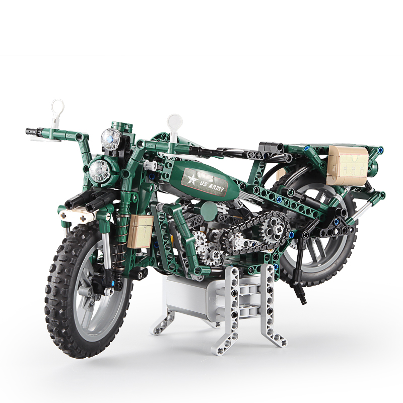 

Doublee CaDA Two-wheeled Motorcycle Build Blocks Toys Phantom Ninja Har-ley Children's Toy Motorcycle C51022W