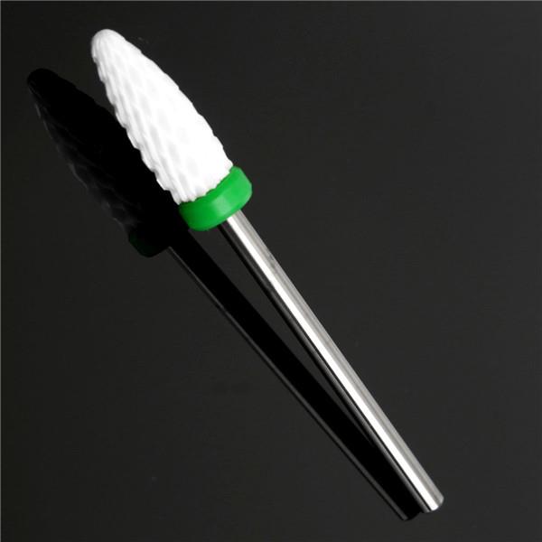 3/32 Inch Shank 6mm Grinding Head Electric Drill Bit Ceramic Nail File Drill Bit