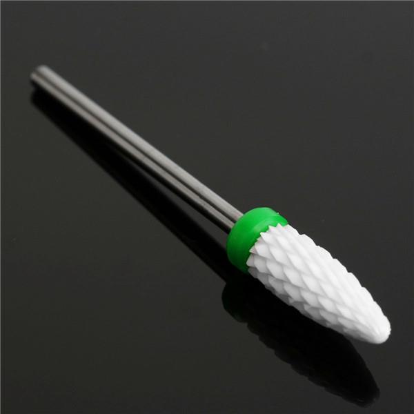 3/32 Inch Shank 6mm Grinding Head Electric Drill Bit Ceramic Nail File Drill Bit
