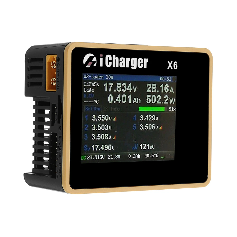 iCharger X6: 800W Smart Battery Charger