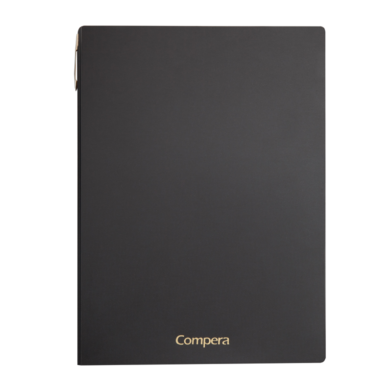 

Comix C8201 Multifunctional Management Booklet A4 A5 B5 Side Pocket Hanging Notes Black File Folder Work Notebook Plans Desktop Manager Folder