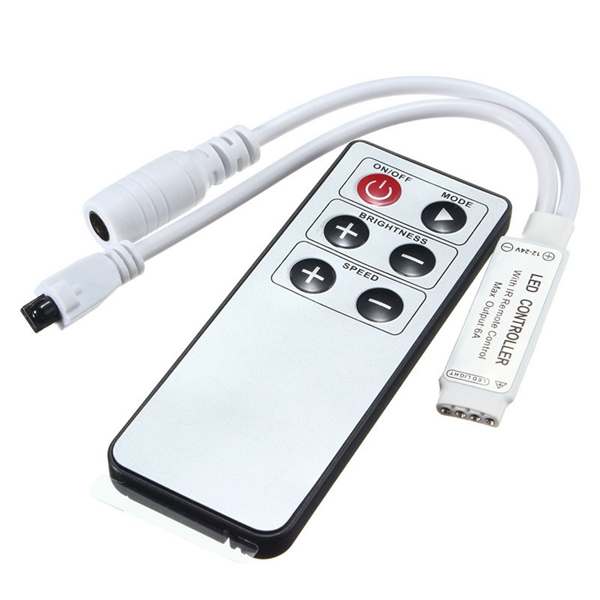 

6 Keys Wireless Remote Controller For RGB 3528 5050 5630 LED Strip Light 12-24V