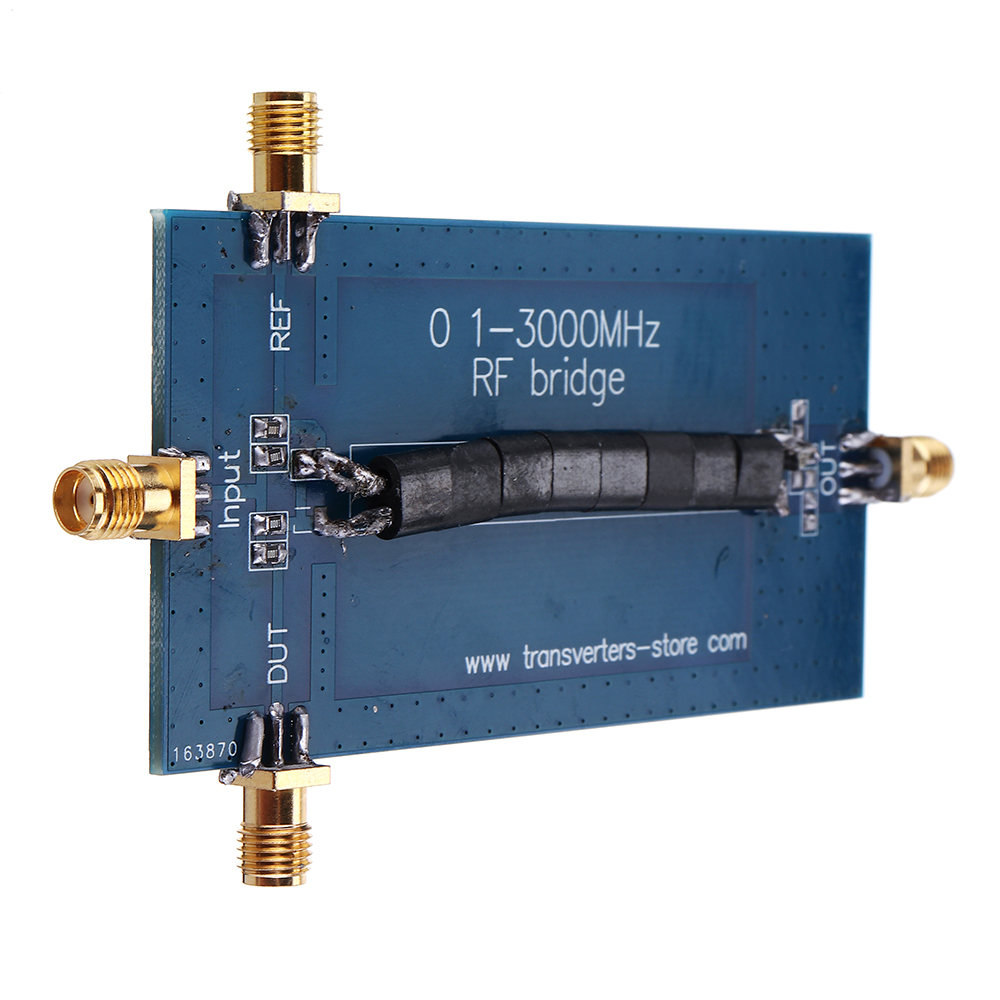 Relación de onda estacionaria 0.1-3000MHz Bridge Analizador de Antena de puente de reflexión Vhf Uhf VSWR Talle