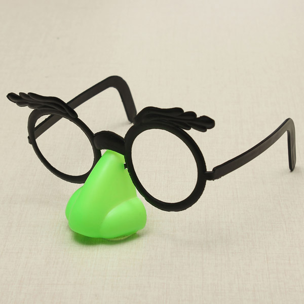 Funny Glasses With Big Nose And Mustache Clown Toys
